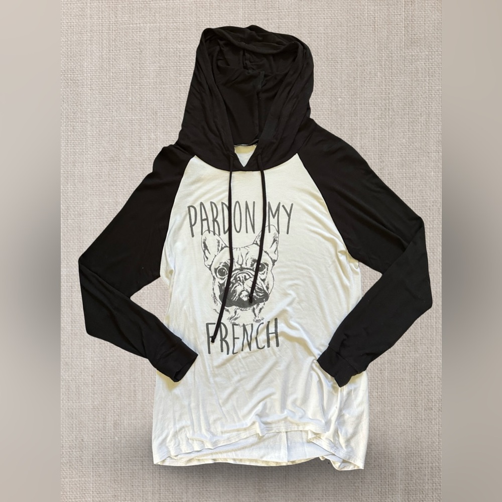 Rebel Sugar Black and White Long Sleeve Tee